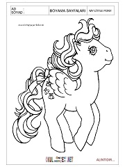 My Litte Pony boyama sayfaları